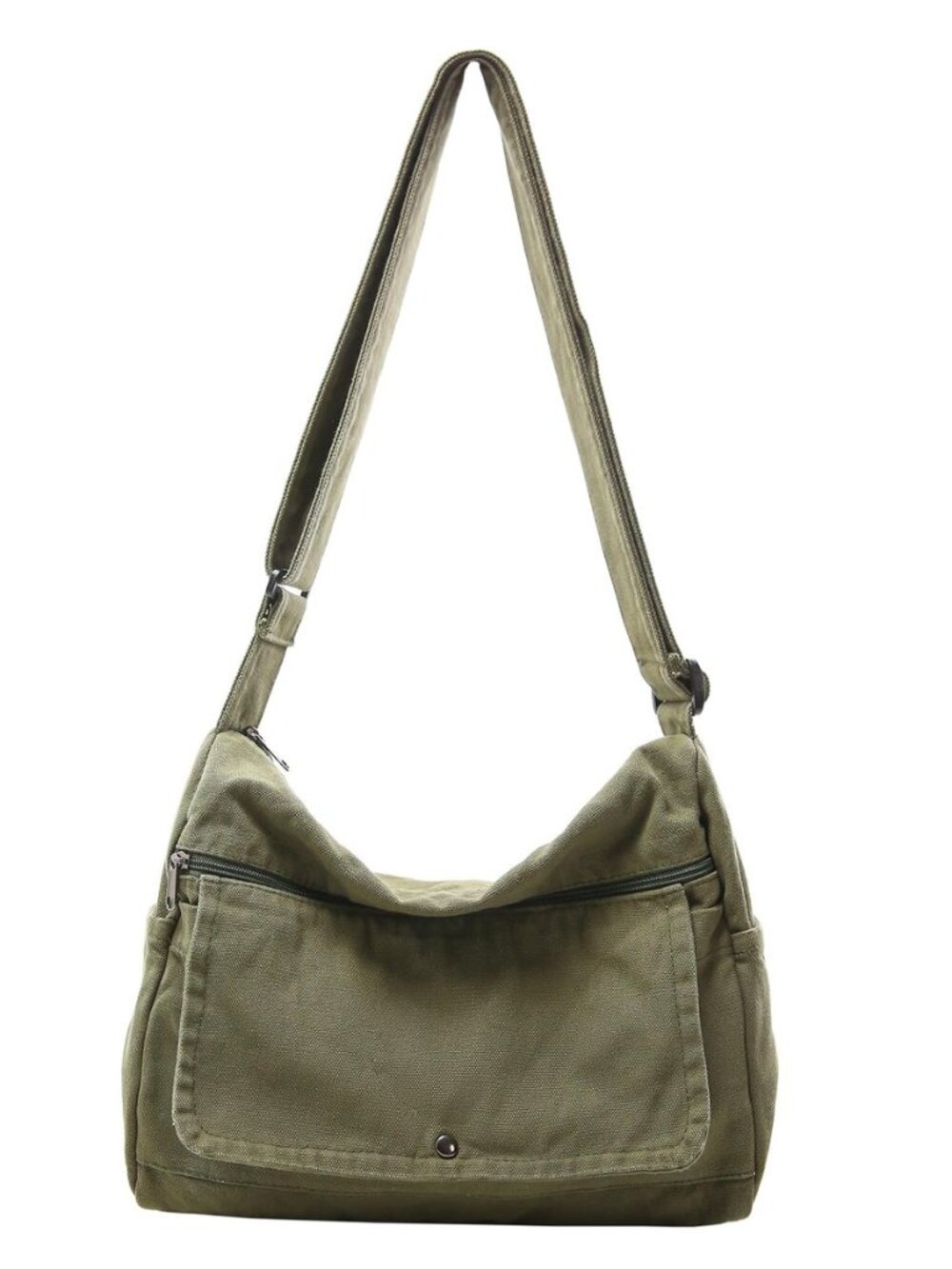 Canvas Messenger Bag for Women Hobo Crossbody Shoulder Bag Vintage Satchel Tote